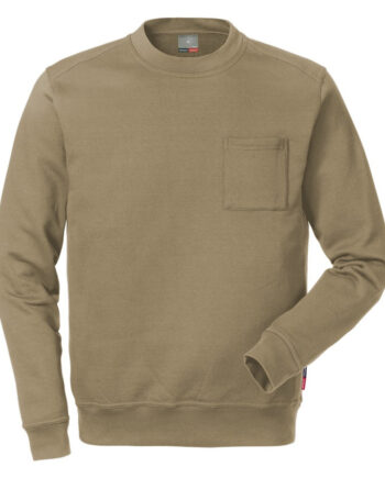 Khaki Kansas Fristads Match Sweatee Shirt - Shirt  - 5700290612765