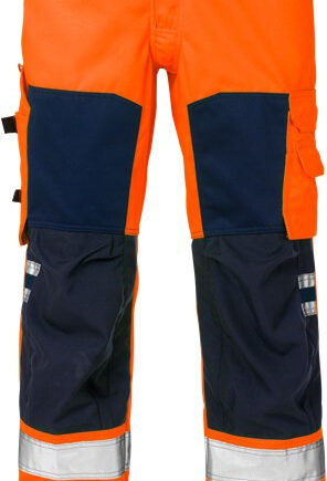 Hi Vis Orange/M Kansas Fristads Vis Bukser Klasse Vis Orange Marine D112 - Jeans