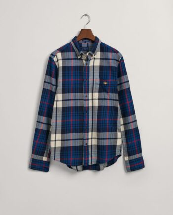 2XL Reg Plaid Flannel Shirt - Gant Shirt  - 7325706896744