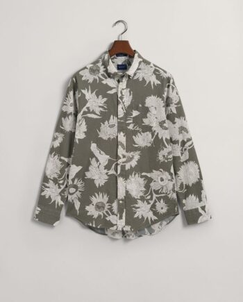 L Reg Cotton Inen Sunf Ower Shirt - Gant Shirt  - 7325707024986