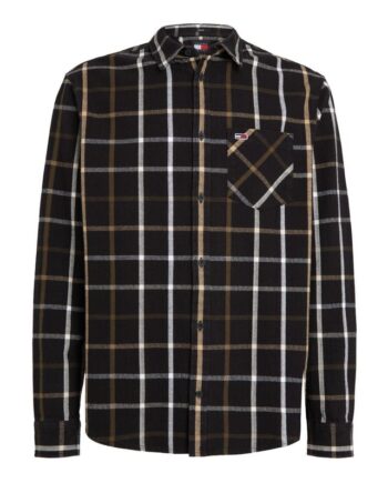 2XL Tjm Reg Check Flannel Shirt - Tommy Jeans Shirt  - 8720646206087