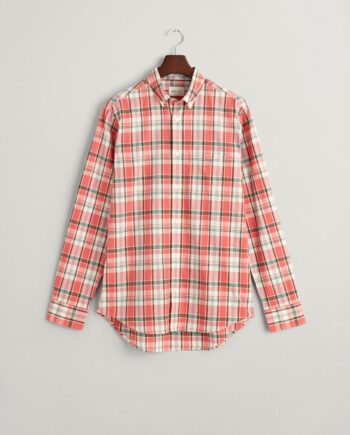 L Reg Cotton Inen Check Shirt - Gant Shirt  - 7325707618888