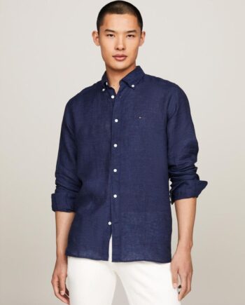 3XL Pigment Dyed Solid Shirt - Tommy Hilfiger Shirt  - 8721106106855