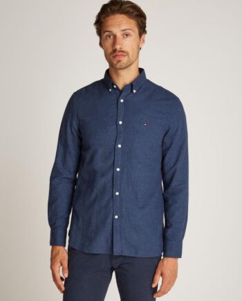 L Brushed Inen So Id Shirt - Tommy Hilfiger Shirt  - 8720638632016
