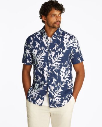 L Inen Tropica Prt Shirt - Tommy Hilfiger Shirt  - 8721106378672