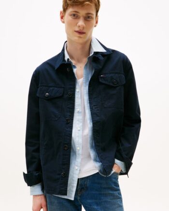 L Cotton Twi Shirt Jacket - Tommy Hilfiger Shirt  - 8721186881437