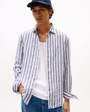 L Inen Benga Stripe Shirt - Tommy Hilfiger Shirt  - 8721186919710