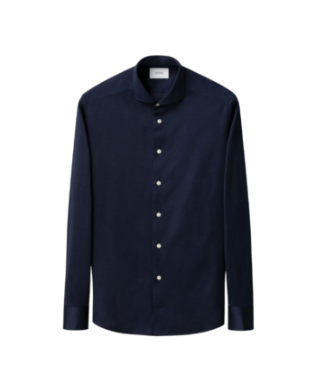 40 Filo Scozia Knit Shirt - Eton Shirt  - 7313584388895