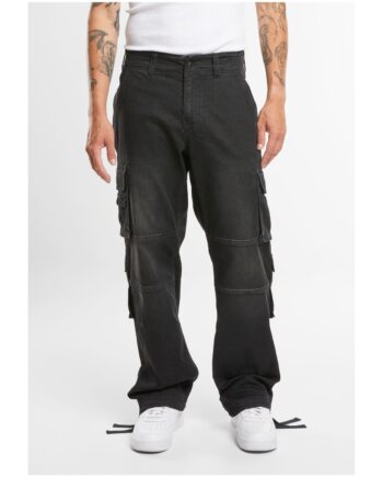 Sort Brandit Denim Cargo Cargo Pants Black - Brandit Jeans  - 4051773219843