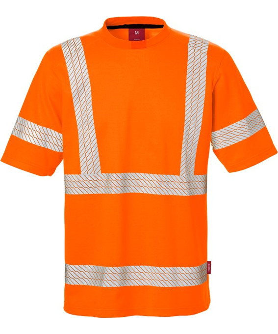 Hi Vis Orange Kansas Fristads Vis Shirt Klasse Vis Orange - Shirt - 7322302707030