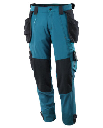 Mørk Petroleum Mascot Advanced Bukser Knælommer Hængelommer - Mascot Jeans  - 5711074558490