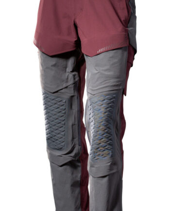 Bordeaux/Stengr Mascot Stretch Bukser Med Knælommer Bordeaux Stengrå - Mascot Jeans