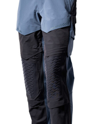 Stenblå/Mørk Ma Mascot Stretch Bukser Med Knælommer Stenblå Mørk Marine - Mascot Jeans  - 5715411010900