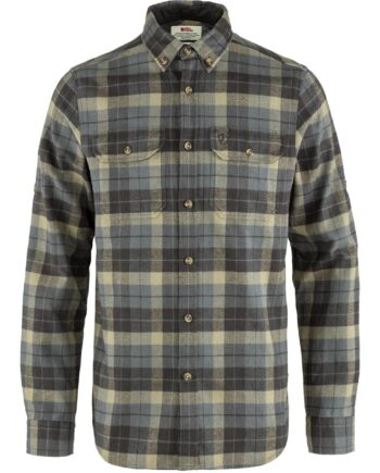 Grå (SUPER GREY Fjallraven Mens Singi Heavy Flannel Shirt Grå Super Grey Stone Grey 046 018 Xxx Large - Fjällräven Shirt  - 7323450725532