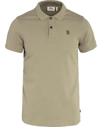 Beige (SAND STO Fjallraven Mens Vik Polo Shirt Beige Sand Stone 195 Large - Fjällräven Shirt  - 7323450692087