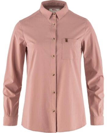 Lyserød (DUSTY Fjallraven Womens Vik Lite Shirt Lyserød Dusty Rose 300 Small - Fjällräven Shirt  - 7323450988067