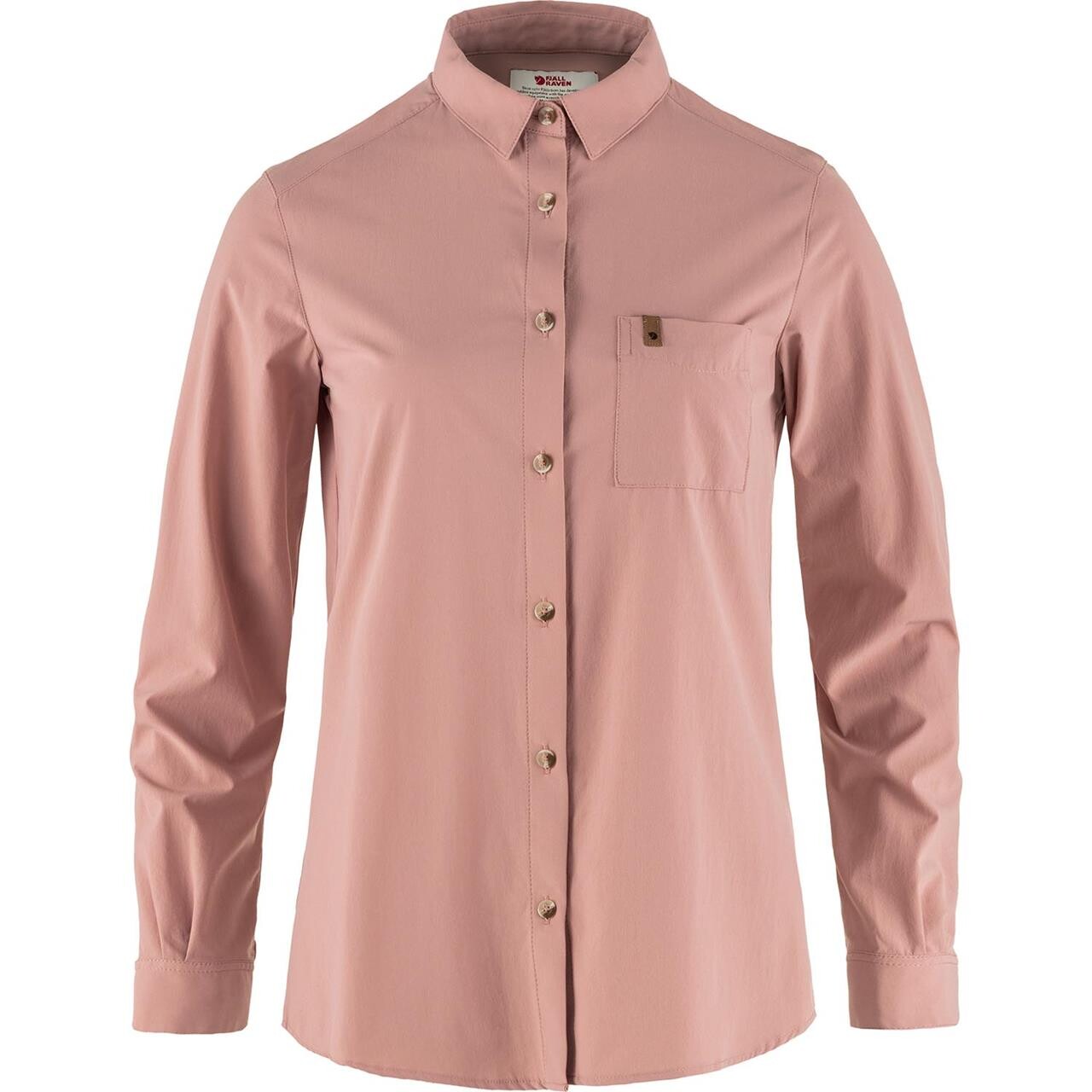Lyserød (DUSTY Fjallraven Womens Vik Lite Shirt Lyserød Dusty Rose 300 Small - Fjällräven Shirt - 7323450988067