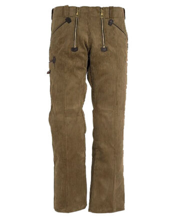 Olive / Brown Fhb Artur Naver Bukser Fløjl Oliven Brun W33 L30 - Fhb Jeans  - 4030646247404