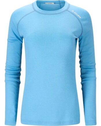 Blå (NIAGARA) Aclima Womens Warmwool Crew Neck Shirt Blå Niagara Large - Aclima Shirt  - 7034041132515