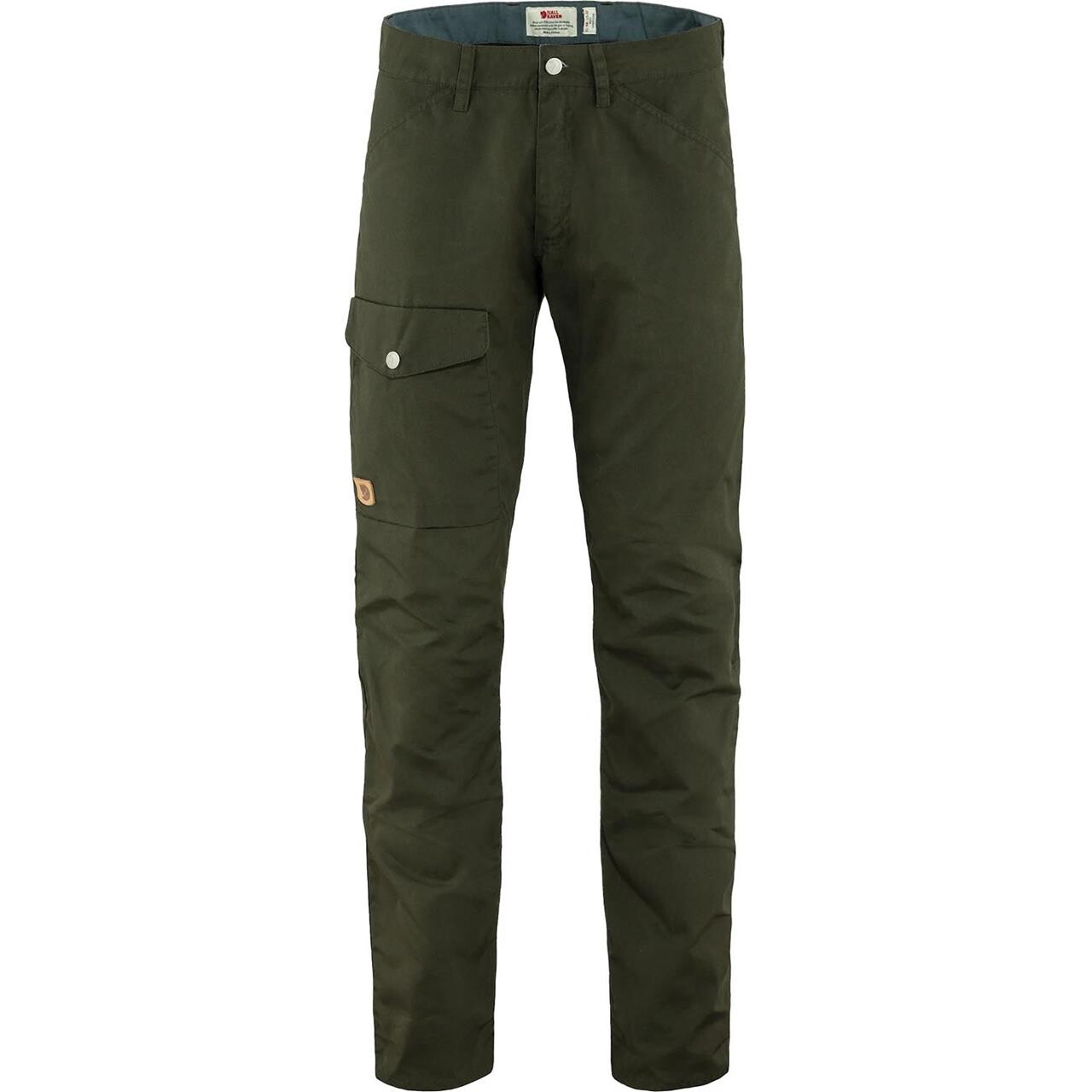 Grøn Fjallraven Mens Greenland Jeans Reg Deep Forest 662 - Fjällräven Jeans - 7323450454326