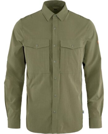 Beige (LIGHT OL Fjallraven Mens Abisko Trekking Shirt Beige Light Olive 622 Small - Fjällräven Shirt  - 7323450689346