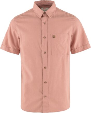 Lyserød (DUSTY Fjallraven Mens Vik Travel Shirt Lyserød Dusty Rose 300 Large - Fjällräven Shirt  - 7323450983338
