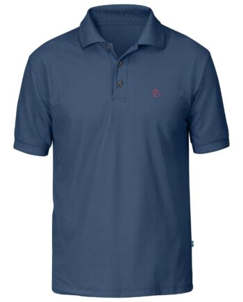 Blå (UNCLE BLUE Fjallraven Mens Crowley Pique Shirt Blå Uncle Blue 520 Medium - Fjällräven Shirt  - 7323450050030