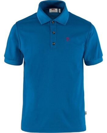 Blå (ALPINE BLU Fjallraven Mens Crowley Pique Shirt Blå Alpine Blue 538 - Fjällräven Shirt  - 7323450755126
