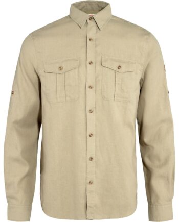 Beige (SAND STO Fjallraven Mens Vik Travel Shirt Beige Sand Stone 195 Large - Fjällräven Shirt  - 7323450688400