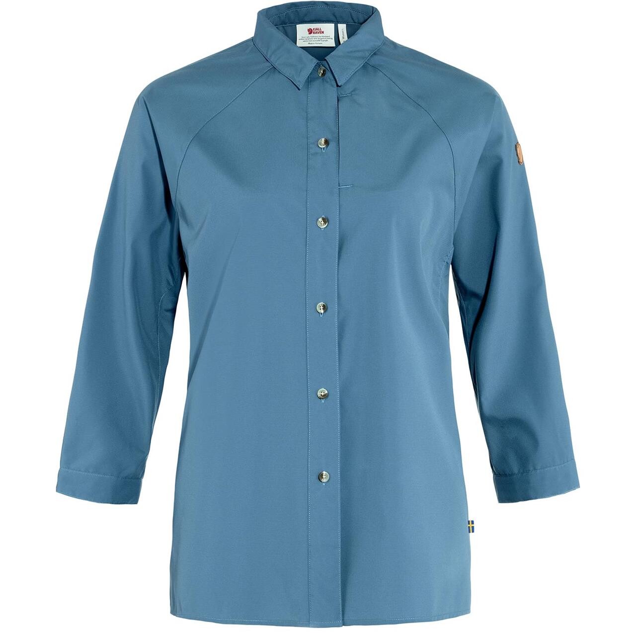 Blå (DAWN BLUE/ Fjallraven Womens Abisko Hike Shirt S2023 Model Blå Dawn Blue 543 - Fjällräven Shirt - 7323450855543