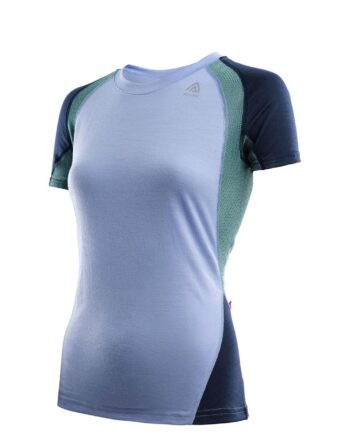 Lilla Aclima Womens Lightwool Sports Shirt Purple Impr Navy Northatlantic Large - Aclima Shirt  - 7034041094370