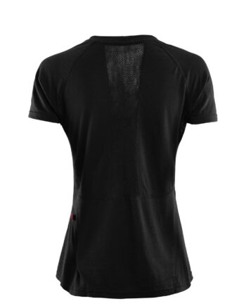 Sort Aclima Womens Lightwool Sports Shirt Jet Black Large - Aclima Shirt  - 7034041094301