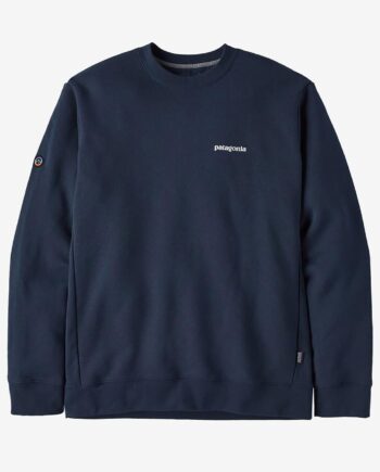 Blå (NEW NAVY) Patagonia Fitz Roy Icon Uprisal Crew Sweatee Shirt Blå New Navy - Patagonia Shirt  - 195699129511