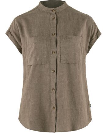 Brun (SUEDE BRO Fjallraven Womens Vik Hemp Shirt Brun Suede Brown 244 - Fjällräven Shirt  - 7323451014666