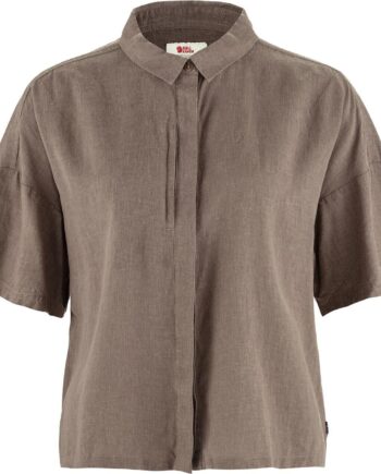 Brun (SUEDE BRO Fjallraven Womens Vik Hemp Camp Shirt Brun Suede Brown 244 - Fjällräven Shirt  - 7323451086908