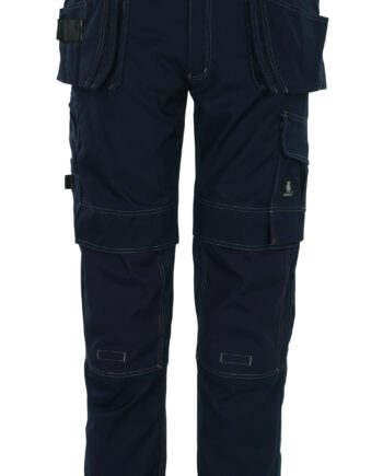 Hvid Mascot Bukser Med Knæ Hængelommer Hardwear - Mascot® Jeans  - 5711074027224