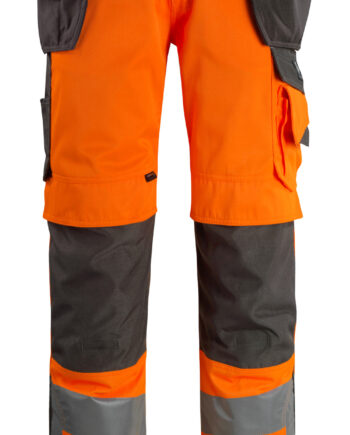 Sort/hi-vis Gul Mascot Bukser Med Knæ Hængelommer Safe Supreme - Mascot® Jeans  - 5711074542727