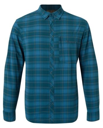 Teal Blue Pinewood Abisko Trekking Shirt - Pinewood Shirt  - 7331090469303