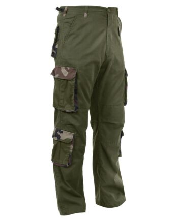 Olive Rothco Vintage Paratrooper Bukser Camouflage Detaljer N - Rothco Jeans  - 613902214705