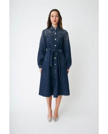 Cras Celinecras Kjole Dark Blue Denim - CrÄs Jeans