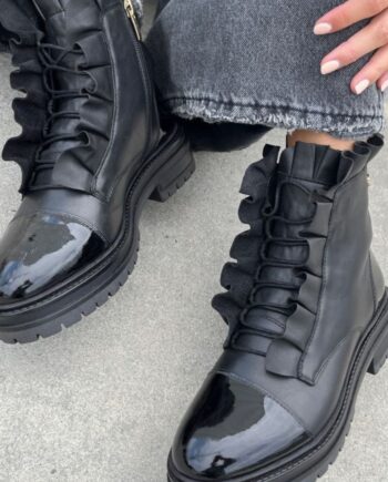 038 Sort Patent Copenhagen Shoes Støvle Pretty Black Patent - SkoSneaksers  - 5715334126283