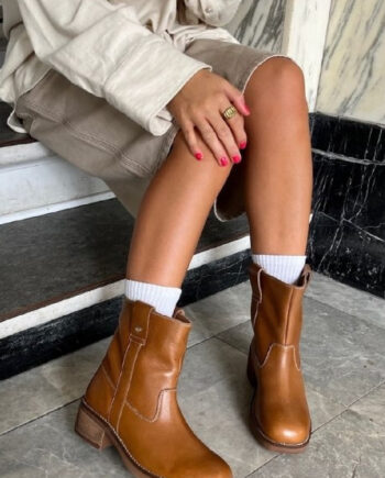 125 TAN Copenhagen Shoes Støvler Say More Tan - SkoSneaksers  - 5715334738813