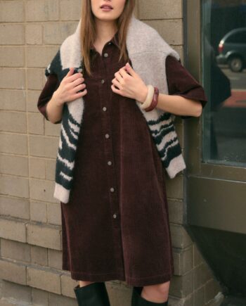 Bitter Chocolat Culture Kjole Baela Klay E - Culture Jeans  - 5715576816638