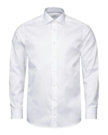 41 Micro Print Effect Signature Twill Shirt - Eton Shirt  - 7313583589668