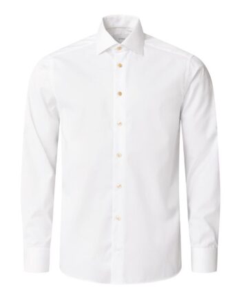 39 Solid Signature Twill Beige Effect Shirt - Eton Shirt  - 7313584159686