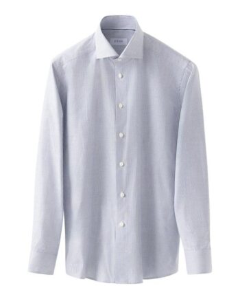 44 Striped Signature Oxford Shirt - Eton Shirt  - 7313584208223