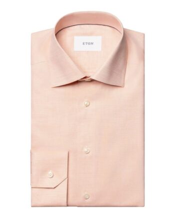 39 Solid Wrinkle Resistant Oxford - Eton Shirt  - 7313584151307