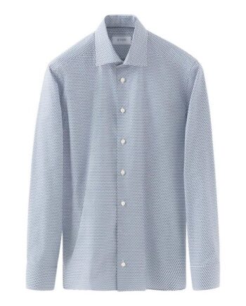 40 Micro Floral Signature Twill Shirt - Eton Shirt  - 7313583864550