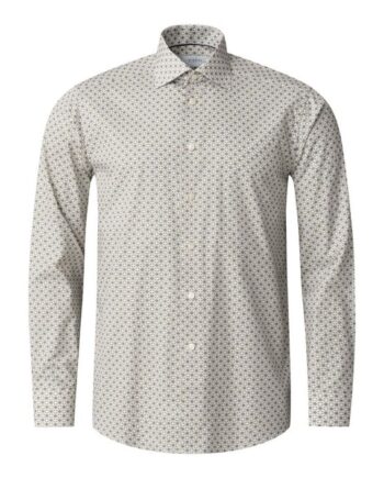 40 Geometric Signature Twill Shirt - Eton Shirt  - 7313584162693