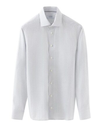 42 Semi Solid Signature Twill Shirt - Eton Shirt  - 7313583886026